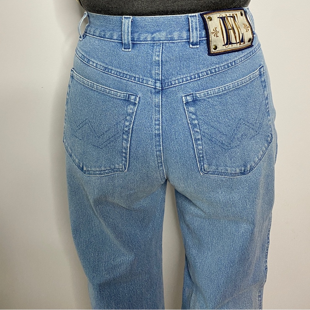 ESCADA Vintage Denim High Rise Jeans 5 Pocket Pants - Picture 3 of 16